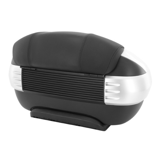 Top case 50L origine Piaggio 300 / 350 / 400 / 500 MP3 2016-2020 blanc 505/A