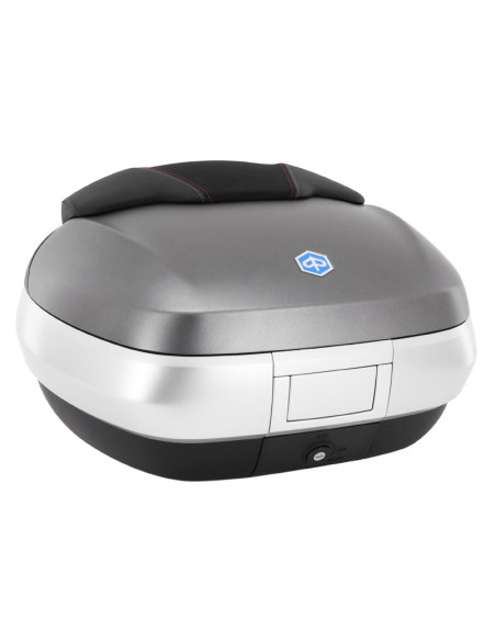 Top case 50L origine Piaggio 300 / 350 / 400 / 500 MP3 2016-2020 gris 785/A
