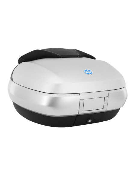 Top case 50L origine Piaggio 300 / 350 / 400 / 500 MP3 2016-2020 gris comete H4 760/B