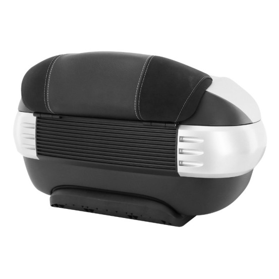 Top case 50L origine Piaggio 300 / 350 / 400 / 500 MP3 2016-2020 gris comete H4 760/B