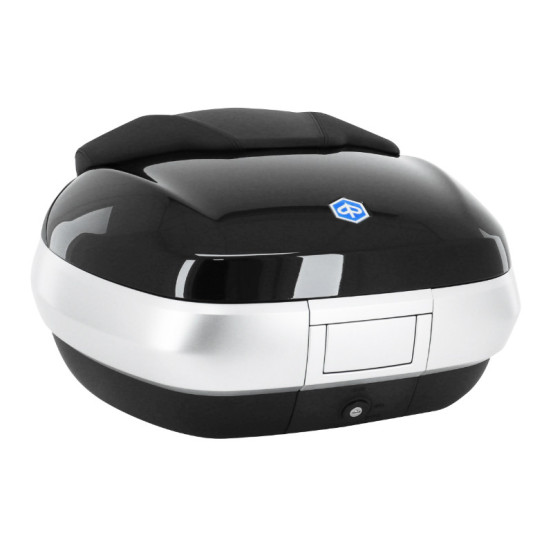 Top case 50L origine Piaggio 300 / 350 / 400 / 500 MP3 2016-2020 noir brillant 91/B