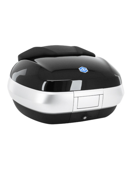 Top case 50L origine Piaggio 300 / 350 / 400 / 500 MP3 2016-2020 noir brillant 91/B