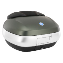 Top case 50L origine Piaggio 300 / 350 / 400 / 500 MP3 2016-2020 vert armee 333/A