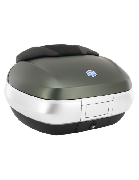 Top case 50L origine Piaggio 300 / 350 / 400 / 500 MP3 2016-2020 vert armee 333/A