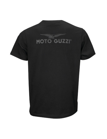 T-shirt Moto Guzzi homme noir origine Piaggio XXXL
