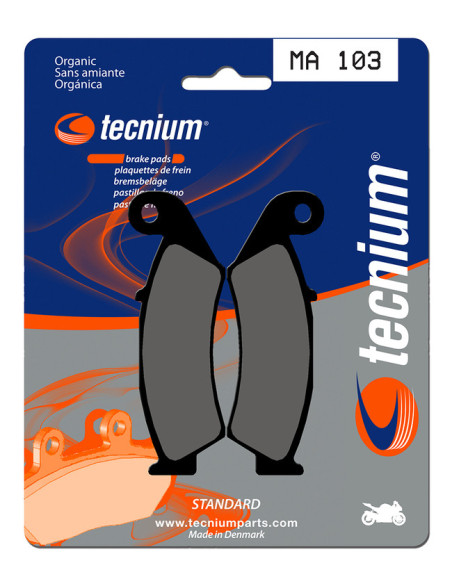 Plaquettes de frein TECNIUM 103 MA