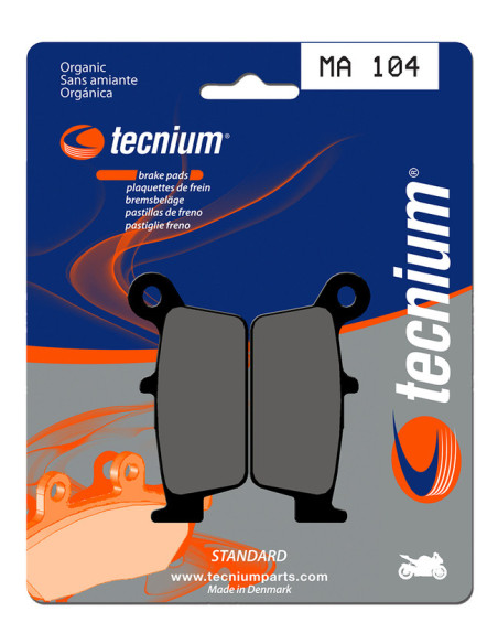 Plaquettes de frein TECNIUM 104 MA