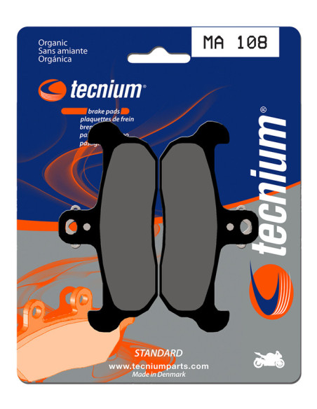 Plaquettes de frein TECNIUM 108 MA