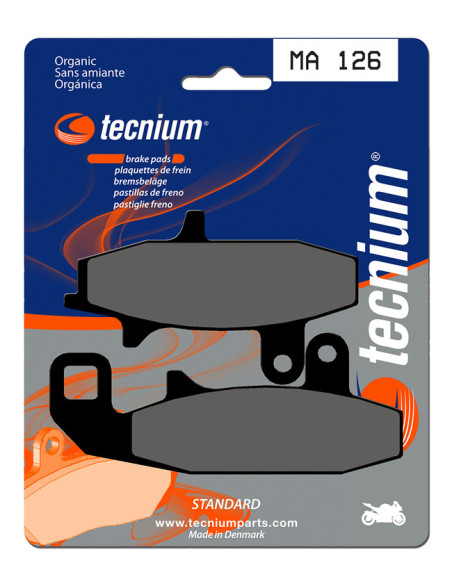 Plaquettes de frein TECNIUM 126 MA