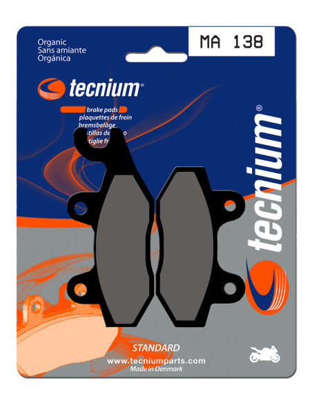 Plaquettes de frein TECNIUM 138 MA