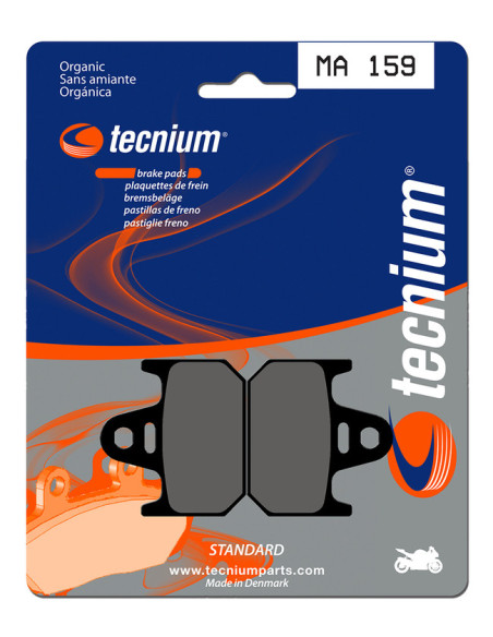 Plaquettes de frein TECNIUM 159 MA