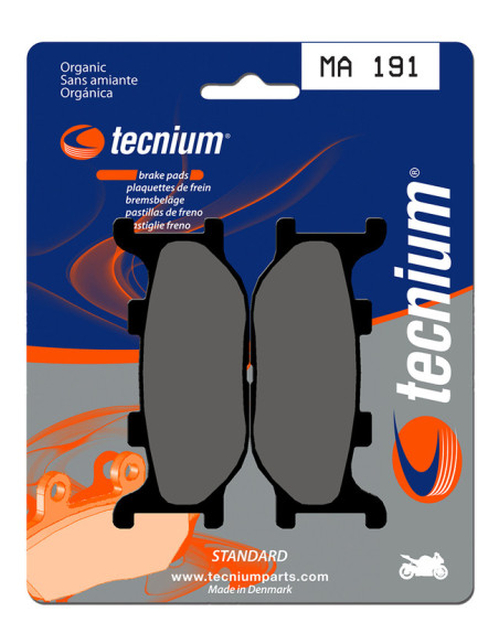 Plaquettes de frein TECNIUM 191 MA