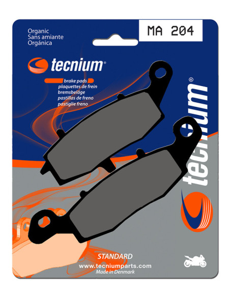 Plaquettes de frein TECNIUM 204 MA
