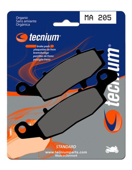 Plaquettes de frein TECNIUM 205 MA