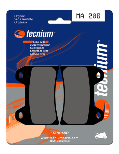 Plaquettes de frein TECNIUM MA206