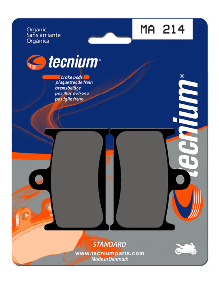 Plaquettes de frein TECNIUM 214 MA