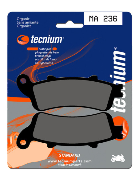 Plaquettes de frein TECNIUM 236 MA