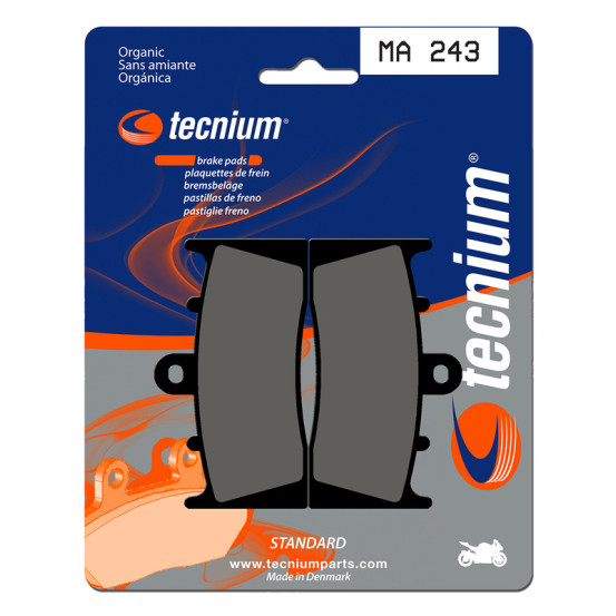 Plaquettes de frein TECNIUM 243 MA