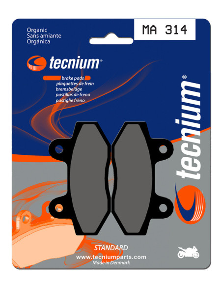 Plaquettes de frein TECNIUM 314 MA