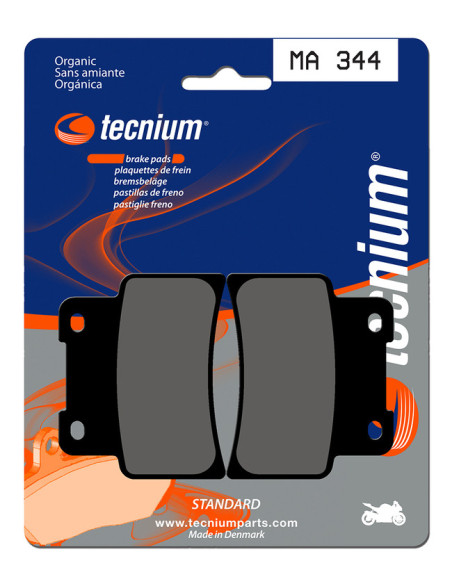Plaquettes de frein TECNIUM 344 MA