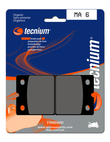 Plaquettes de frein TECNIUM 006 MA