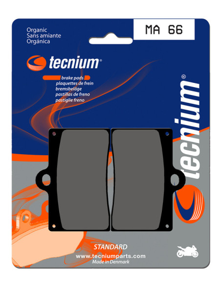 Plaquettes de frein TECNIUM 066 MA