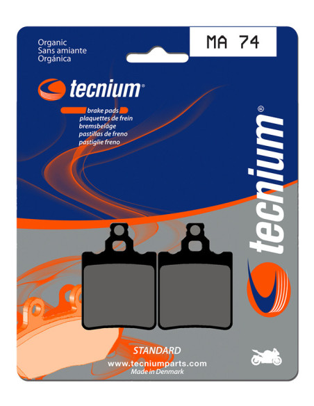 Plaquettes de frein TECNIUM 074 MA