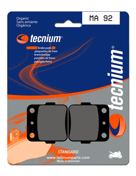Plaquettes de frein TECNIUM 092 MA