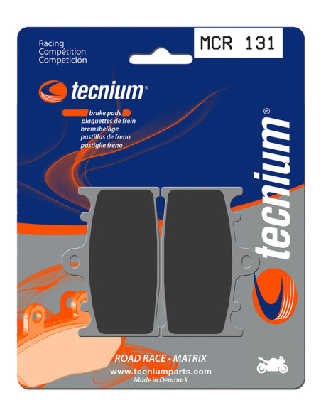 Plaquettes de frein TECNIUM 131 MCR