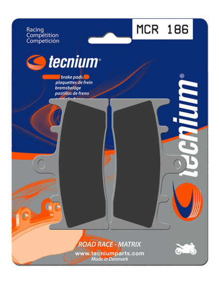 Plaquettes de frein TECNIUM 186 MCR
