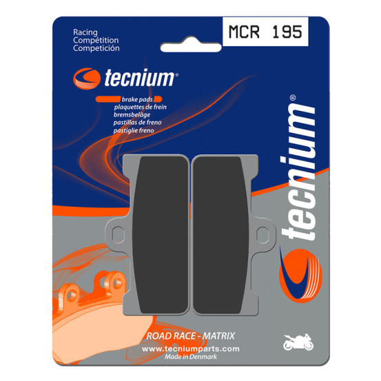 Plaquettes de frein TECNIUM 195 MCR