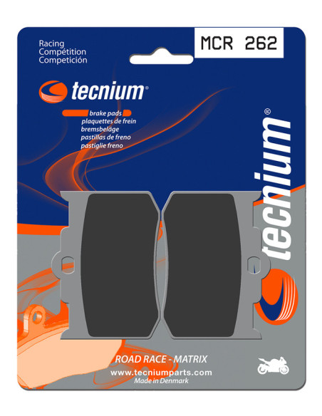 Plaquettes de frein TECNIUM 262 MCR