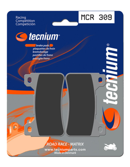 Plaquettes de frein TECNIUM 309 MCR