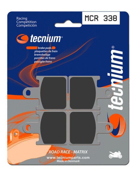 Plaquettes de frein TECNIUM 338 MCR