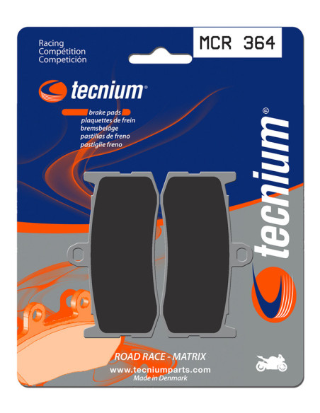 Plaquettes de frein TECNIUM 364 MCR