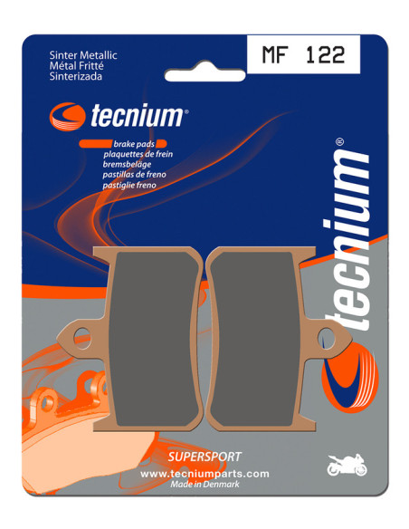 Plaquettes de frein TECNIUM 122 MF