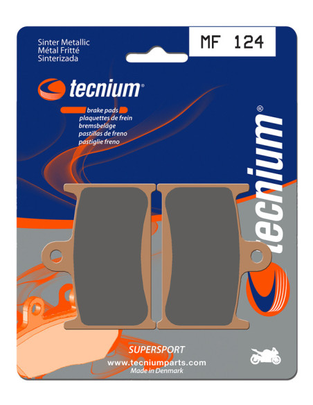 Plaquettes de frein TECNIUM 124 MF