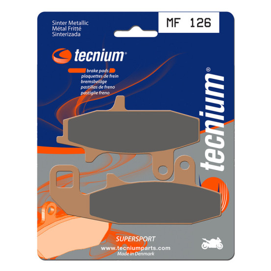 Plaquettes de frein TECNIUM 126 MF