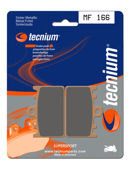 Plaquettes de frein TECNIUM 166 MF