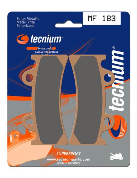 Plaquettes de frein TECNIUM 183 MR
