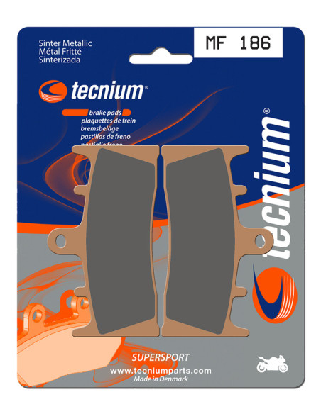 Plaquettes de frein TECNIUM 186 MF