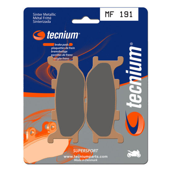 Plaquettes de frein TECNIUM 191 MF