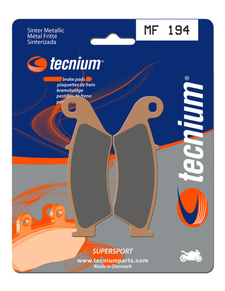 Plaquettes de frein TECNIUM 194 MF