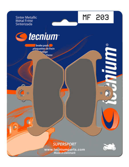 Plaquettes de frein TECNIUM 203 MF