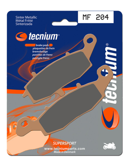 Plaquettes de frein TECNIUM 204 MF