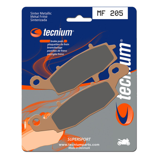 Plaquettes de frein TECNIUM 205 MF