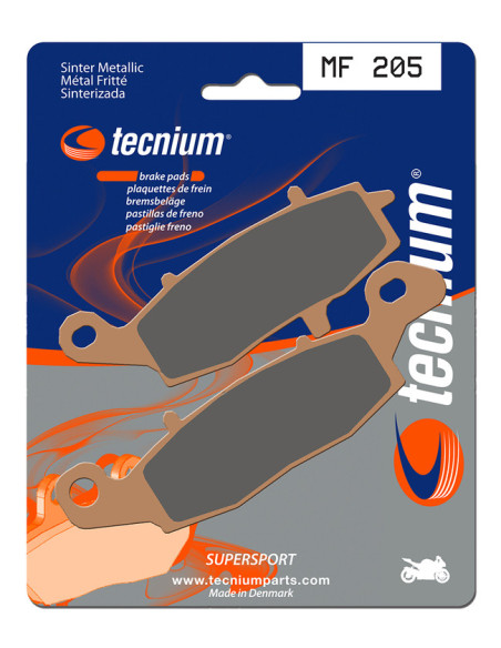 Plaquettes de frein TECNIUM 205 MF