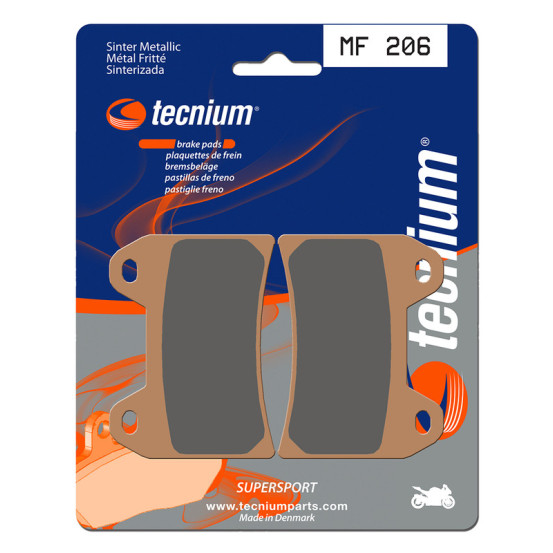 Plaquettes de frein TECNIUM 206 MF