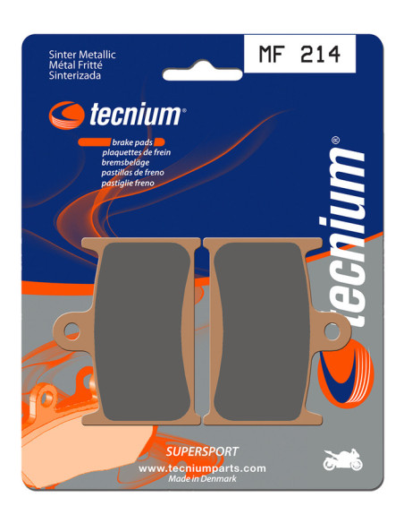 Plaquettes de frein TECNIUM 214 MF