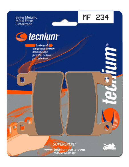 Plaquettes de frein TECNIUM 234 MF